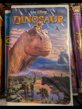 Walt Disney "Dinosaur" VHS Movie — Blue & Purple Artwork